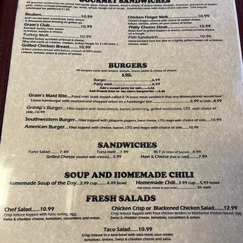 Gram's Kitchen - Menu - Breakfast & Brunch Near Me - Orange City, Florida