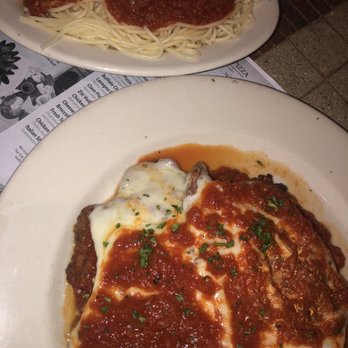 Villa Maria Restaurant - Chicken parmigiana with spaghetti - Pizza Near Me - Trenton, New Jersey