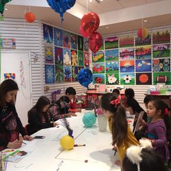 Young Art lessons - Birthday party being held