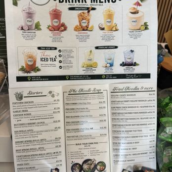Pho Lime N Basil - Menu Aug 2026 - Vietnamese Near Me - Huntington Beach, California