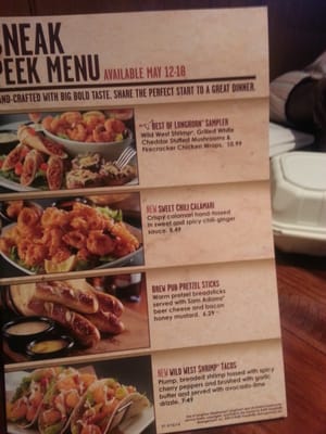 Menu photo 2 LongHorn Steakhouse Jensen Beach, FL Menu photo 2 LongHorn Steakhouse Jensen Beach, FL