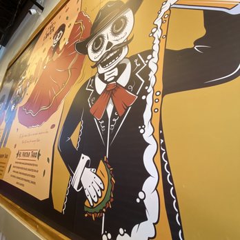 Tako Ten - Menu with Day of the Dead themed art - Tacos Near Me - Albuquerque, New Mexico
