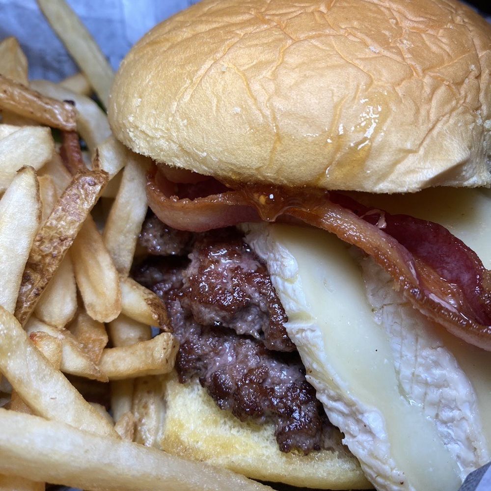 The Committed Pig - Baked Brie Burger - Breakfast & Brunch Near Me - Morristown, New Jersey The Committed Pig - Baked Brie Burger - Breakfast & Brunch Near Me - Morristown, New Jersey