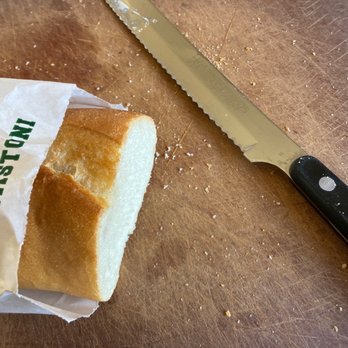 Franco American Bakery - Cut end of bastoni loaf - Bakeries Near Me - Santa Rosa, California