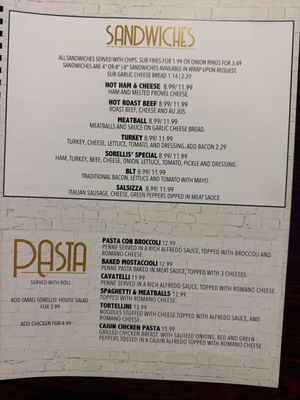 Menu photo 4 Sorellis' Italian Restaurant Cedar Hill, MO Menu photo 4 Sorellis' Italian Restaurant Cedar Hill, MO