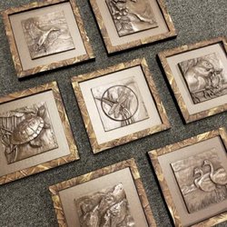 Framers Market Gallery - Bronze tiles from Rick Summons