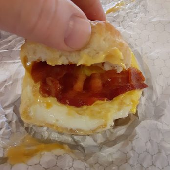 Wendy's - Bacon, egg and cheese biscuit - Burgers Near Me - Enid, Oklahoma