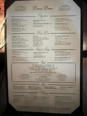 Menu photo 2 Steakhouse Bourre Bonne Louisville, KY Menu photo 2 Steakhouse Bourre Bonne Louisville, KY