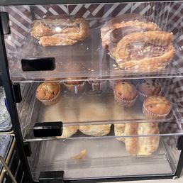 Breakfast offerings: tasty pastries Breakfast offerings: tasty pastries