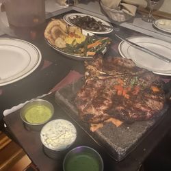 T-Bone steak and Sangria