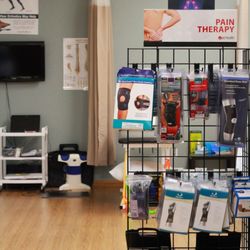 Springbank Physiotherapy - pt Health - Treatment area and product display in Springbank Physiotherapy - pt Health