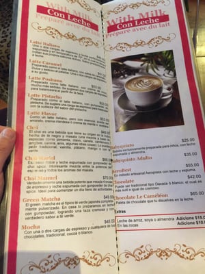 Menu photo 3 El Rococó Café Ciudad de Mexico, DIF Menu photo 3 El Rococó Café Ciudad de Mexico, DIF