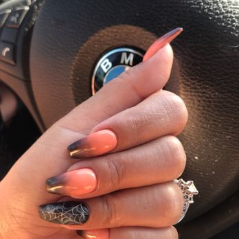 Jennie's Nails - Halloween nails. I received soo many compliments on the spider web - Nail Salons Near Me - San Bruno, California Jennie's Nails - Halloween nails. I received soo many compliments on the spider web - Nail Salons Near Me - San Bruno, California