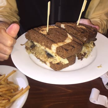 Frontier Public House - Portobello 'shroom Ruben. Yummy! - New American Near Me - Vancouver, Washington Frontier Public House - Portobello 'shroom Ruben. Yummy! - New American Near Me - Vancouver, Washington