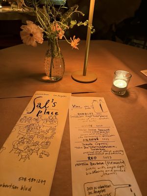 Menu photo 1 Sal’s Place West Hollywood, CA