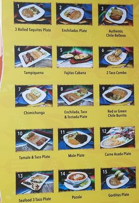Menu photo 1 Salsa Cabana Mexican Grill Mesa, AZ