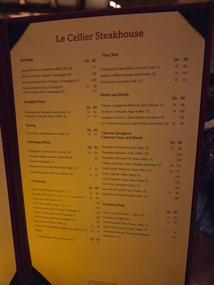 Menu photo 5 Le Cellier Steakhouse Orlando, FL