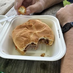 Hubby's plain burger....he enjoyed it both visits!