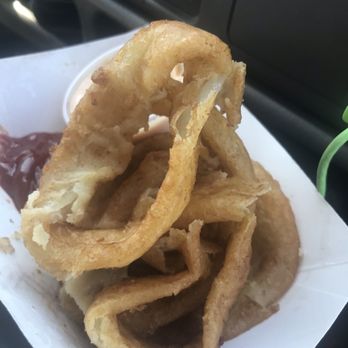 C & D Drive In - Soggy and smashed onion rings. - Burgers Near Me - Boardman, Oregon C & D Drive In - Soggy and smashed onion rings. - Burgers Near Me - Boardman, Oregon