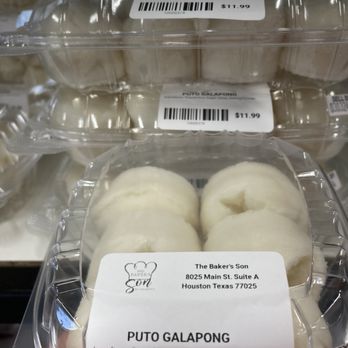 The Baker's Son by Valerio's - Puto Galapong in big and small boxes - Bakeries Near Me - Houston, Texas