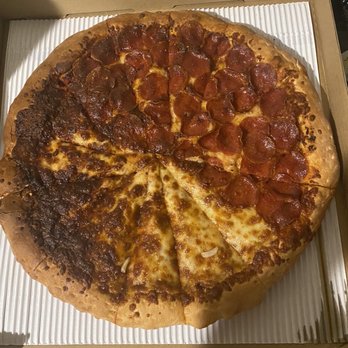 Pizza Factory - Half Cheese/Half Pepperoni - Pizza Near Me - Oakhurst, California Pizza Factory - Half Cheese/Half Pepperoni - Pizza Near Me - Oakhurst, California