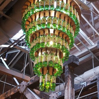 Jameson Distillery Bow St - Jameson bottle chandelier. - Museums Near Me - Dublin, D Jameson Distillery Bow St - Jameson bottle chandelier. - Museums Near Me - Dublin, D