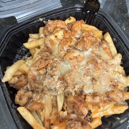 Seafood fries! Real crab! Delicious! Seafood fries! Real crab! Delicious!