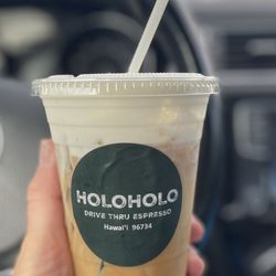 Holoholo Drive-Thru Espresso - Cold brewed shot of vanilla, and Mac nut cold foam