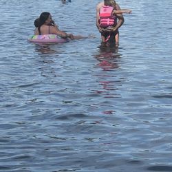 Pretty shallow for a ways out