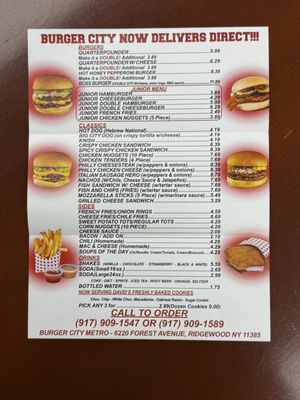 Menu photo 1 Burger City Ridgewood, NY