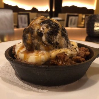 1882 Cantina - Warm Walnut Cake With Cookies & Cream Ice Cream - Mexican Near Me - Temecula, California 1882 Cantina - Warm Walnut Cake With Cookies & Cream Ice Cream - Mexican Near Me - Temecula, California