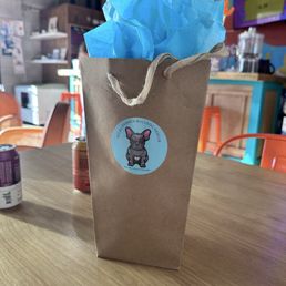 Gift bag from the French Bulldog Rescue