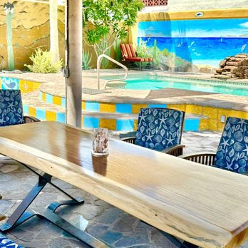 El Tiburon Casitas - Pol and Patio area - Hotels Near Me - Loreto, BCN El Tiburon Casitas - Pol and Patio area - Hotels Near Me - Loreto, BCN