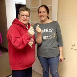Crofton Nursery School - Our teachers, Mrs. Scott-Kem and Mrs. Cartee, at our new school!