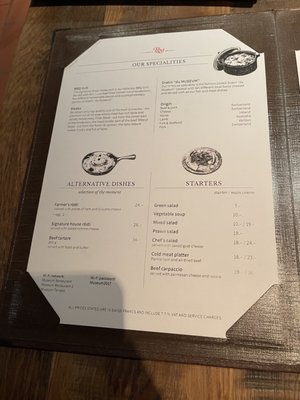 Menu photo 3 Restaurant le Museum Montreux, VD Menu photo 3 Restaurant le Museum Montreux, VD