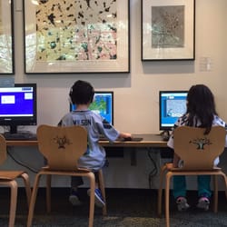 Covington Library - My Kids using the kids filtered computers