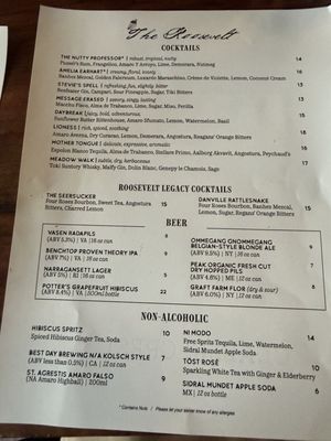 Menu photo 7 The Roosevelt Richmond, VA Menu photo 7 The Roosevelt Richmond, VA