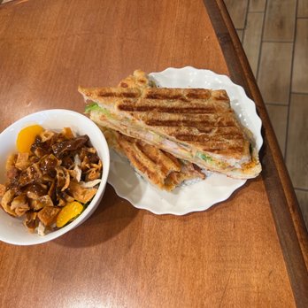 Kaffa Coffeehouse - Ultimate Chinese Chicken Salad Southwest Turkey Club Panini - Sandwiches Near Me - Orange, California