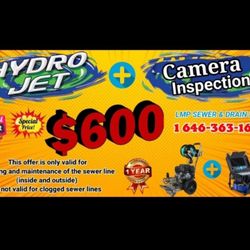 LMP Sewer & Drains - SPECIAL JET AND CAMERA OFFERS