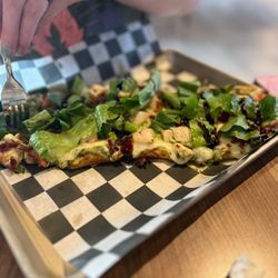 The Casual Pint - Basil Pesto Chicken Flatbread- consumer absolutely LOVED it and is still talking about it.