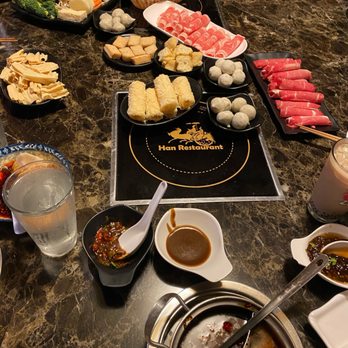 Han Restaurant - a table full of food and drinks - Hot Pot Near Me - Hartford, Connecticut Han Restaurant - a table full of food and drinks - Hot Pot Near Me - Hartford, Connecticut
