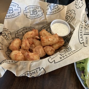 Lakefront Brewery - Cheese curds - Breweries Near Me - Milwaukee, Wisconsin