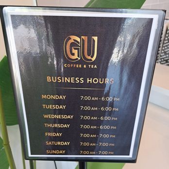 Gu Coffee & Tea - Hours - Coffee & Tea Near Me - Roseville, California Gu Coffee & Tea - Hours - Coffee & Tea Near Me - Roseville, California