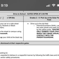 Walker Elementary School - GATES OPEN AT 2:05PM for pick up - They don't even follow this? gates don't even open til 2:10 causing traffic through hillery