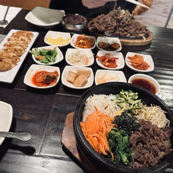 Korean BBQ Plus - 27. Bul Go Gi and 13. Dol Sot Bi Bim Bab - Korean Near Me - Concord, California