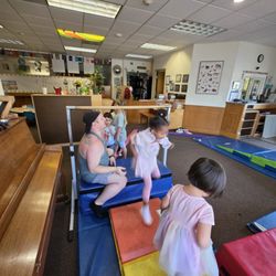 Camarillo Progressive Montessori School - Gymnastics has come to help us balance and tumble