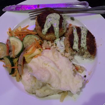 Hatteras Sol Waterside Grill - Crab Cake Dinner - New American Near Me - Hatteras, North Carolina Hatteras Sol Waterside Grill - Crab Cake Dinner - New American Near Me - Hatteras, North Carolina