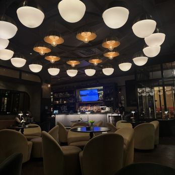 Punch! - Great seating options with cute little lamps on each table! - Bars Near Me - Champaign, Illinois