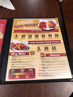 Menu photo 6 Hackett Hot Wings Joplin, MO