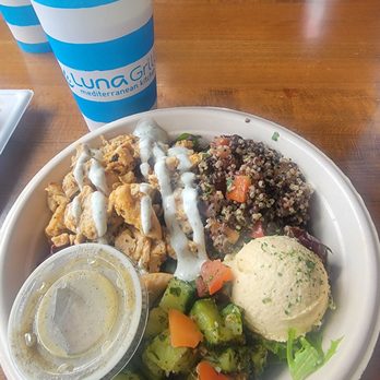 Luna Grill Temecula - Luna Grill bowl - Mediterranean Near Me - Temecula, California